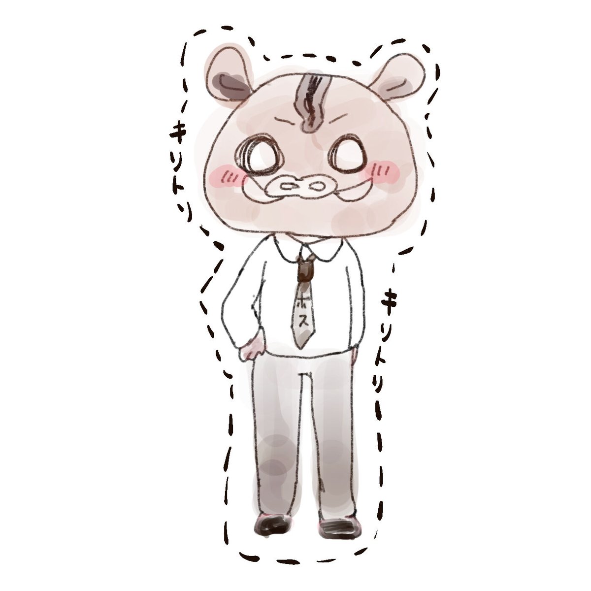 ぱちボス 手描きアクスタ風（？）イラストダウンロード | MOMOJIRU's STORE