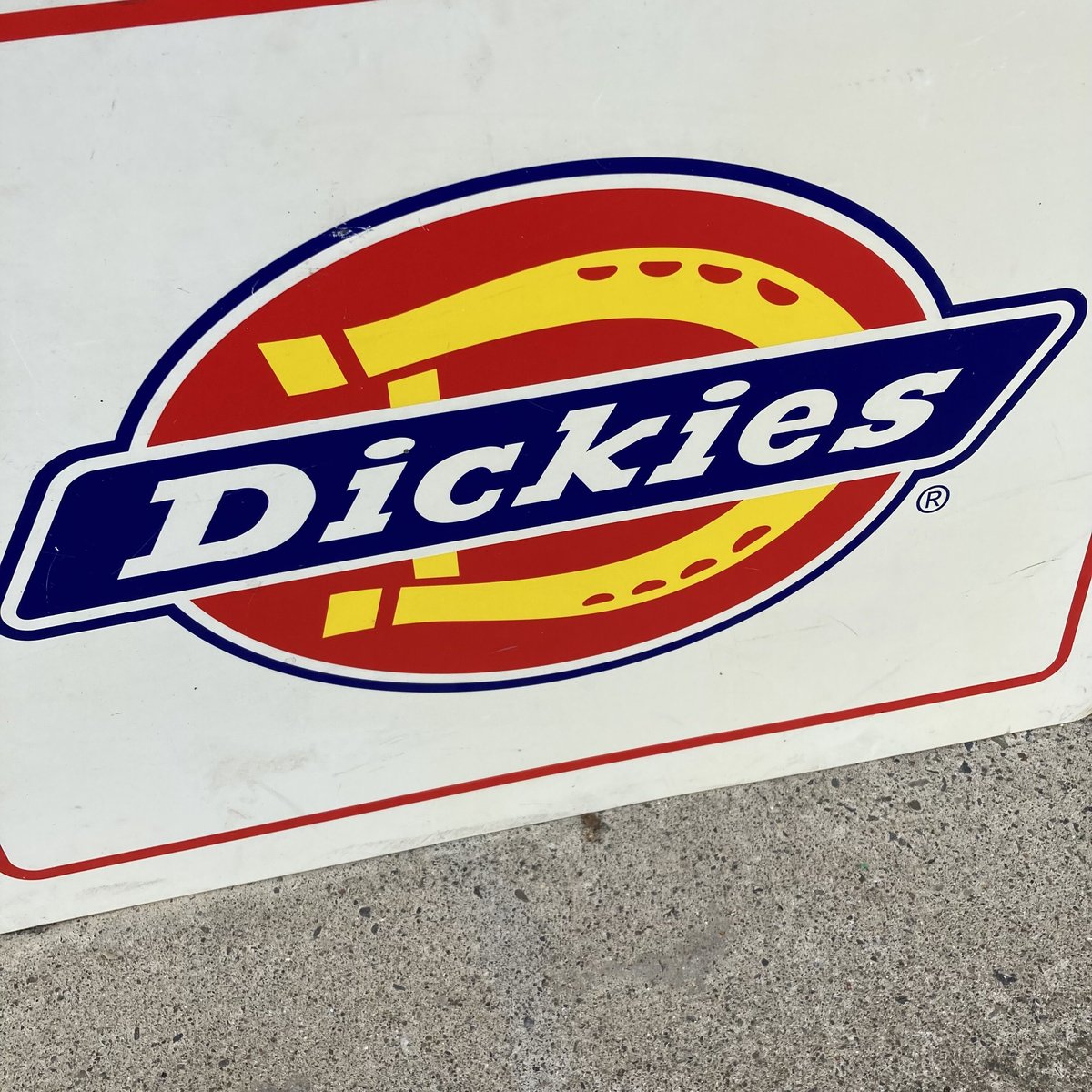 Dickies ヴィンテージ 両面プラスチック看板 13-73-2 | BigBear Onl