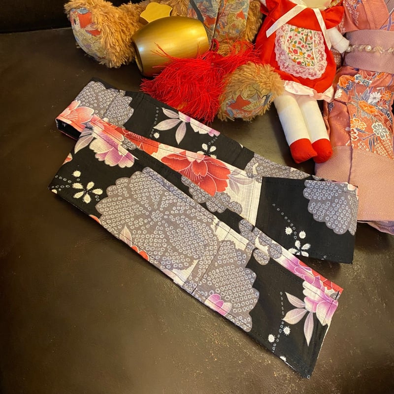 和洋折衷 浴衣 ロングスカート パッチワーク リメイク コラージュ