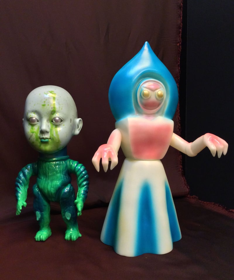 マーミット・フラットウッズ宇宙人蓄光&ルルベル・ShogunChibaboy河童