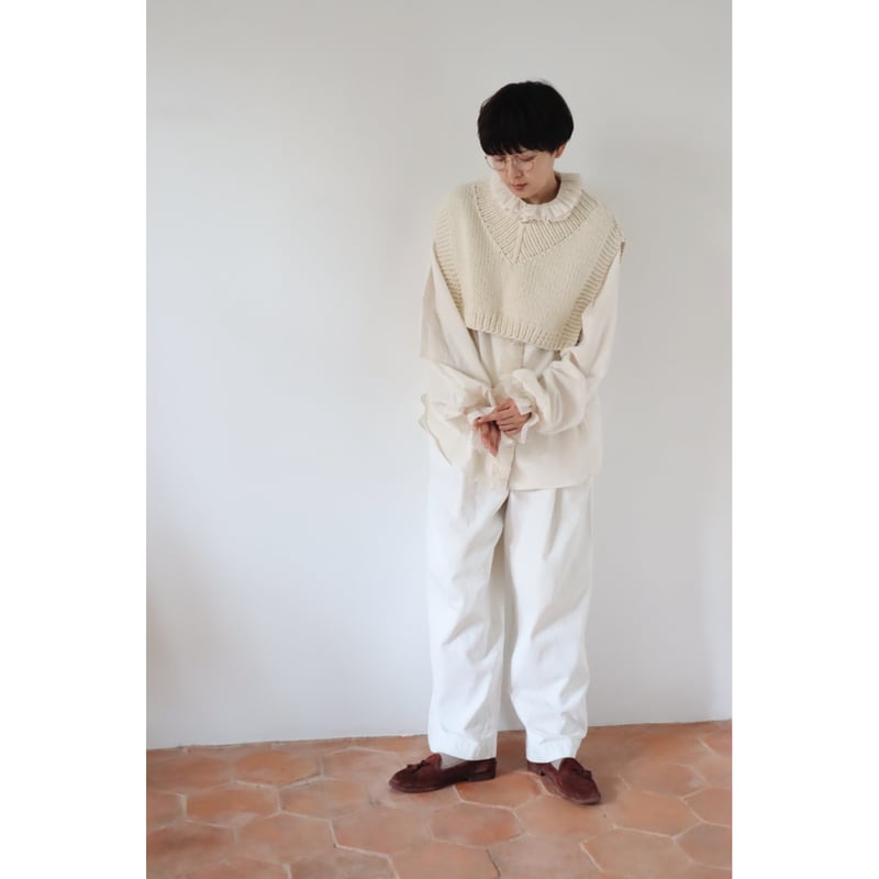 LEI BLOUSE / WHITE DOT | fofofofa