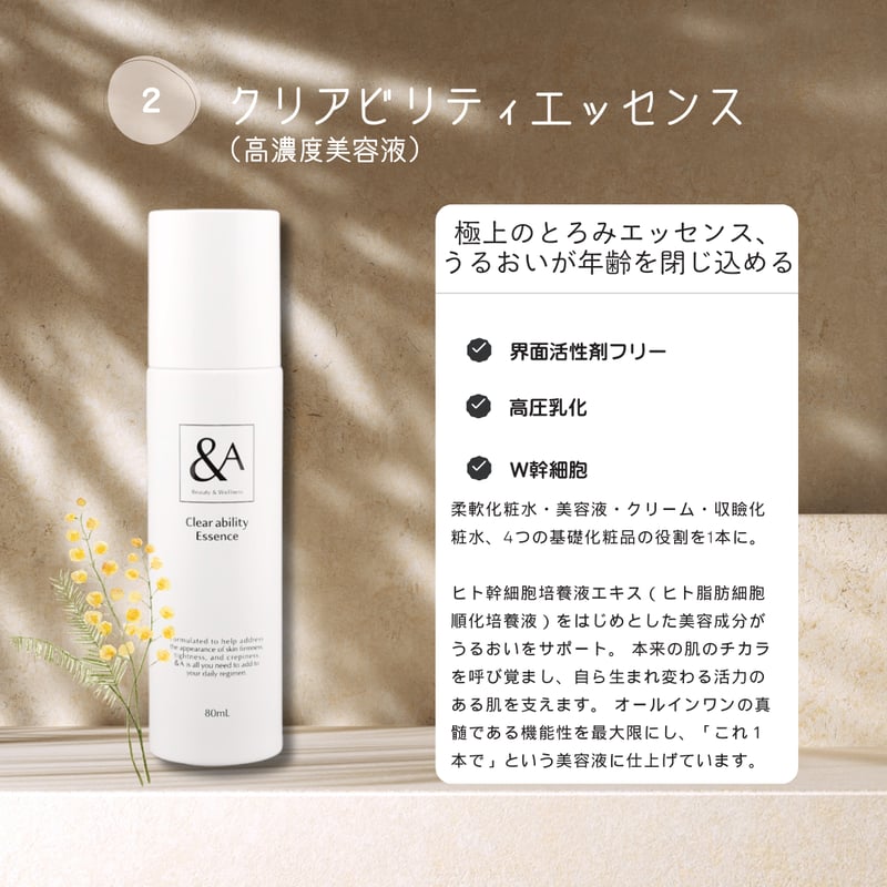 Step③】クリアビリティエッセンス 80ml×1本 | お顔と目のケアサロン Pukka