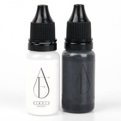 35,300新品エアブラシ&リキッドコーラルセット+白黒リキッドセット