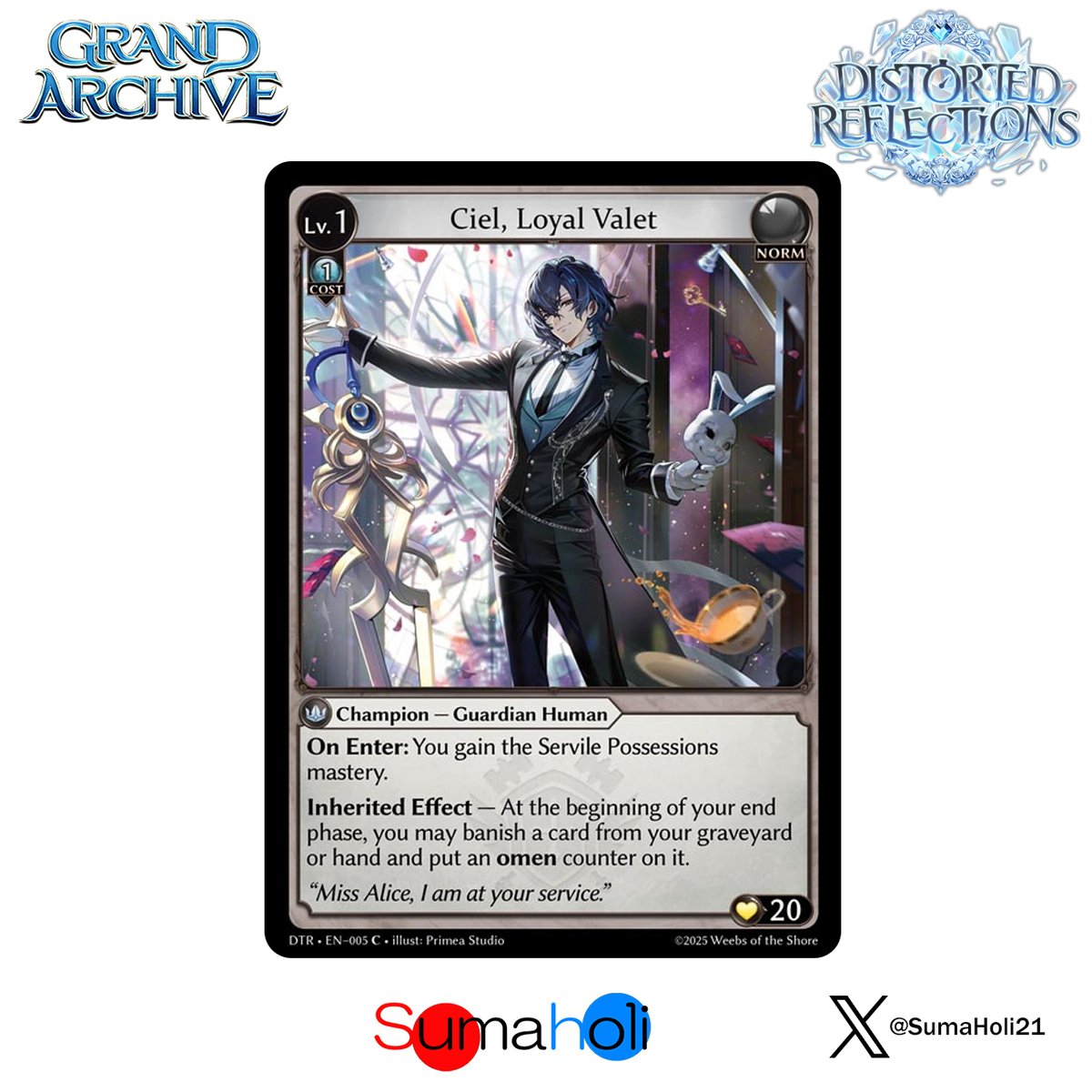 Grand ArchiveTCG『Ciel, Loyal Valet』Distorted Re