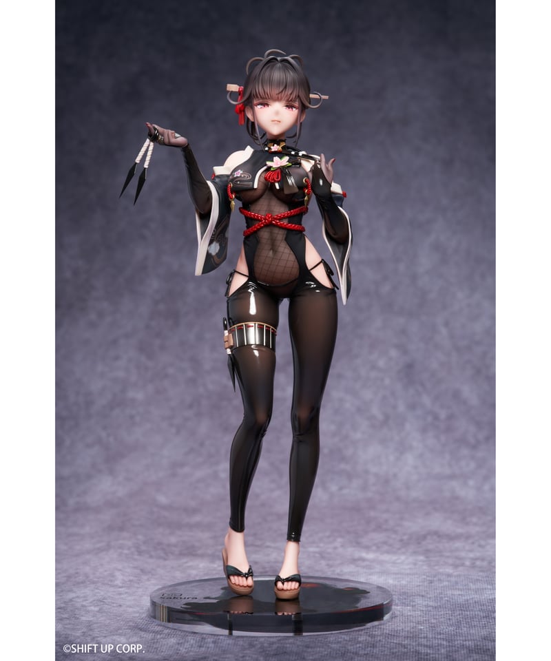 勝利の女神：NIKKE サクラ 黒夜密行 1/7 完成品フィギュア 豪華版