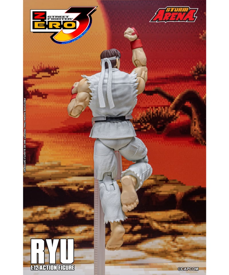 ストリートファイターZERO3 1/12スケール アクションフィギュア リュウ
