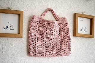 Ravelry: Petanko Kawaii 26 Style (かぎ針編みのぺたんこバッグ