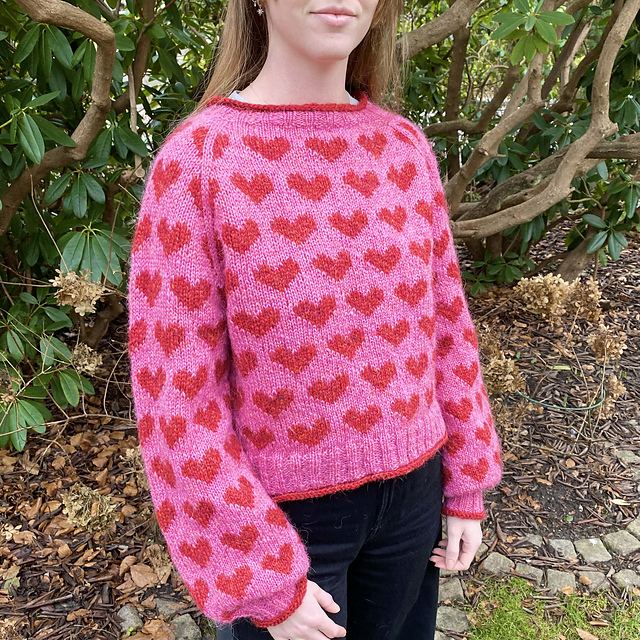 Ravelry: Hearts Sweater pattern by Marita Clementz