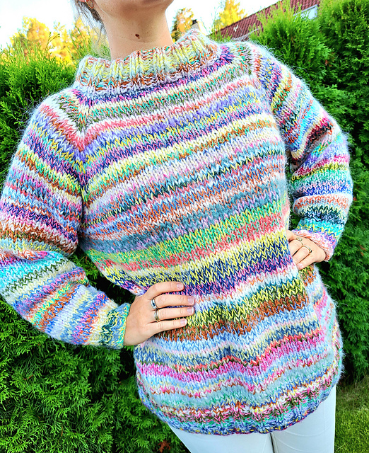 Ravelry: ZERO WASTE sweater pattern by Maria Loefstedt