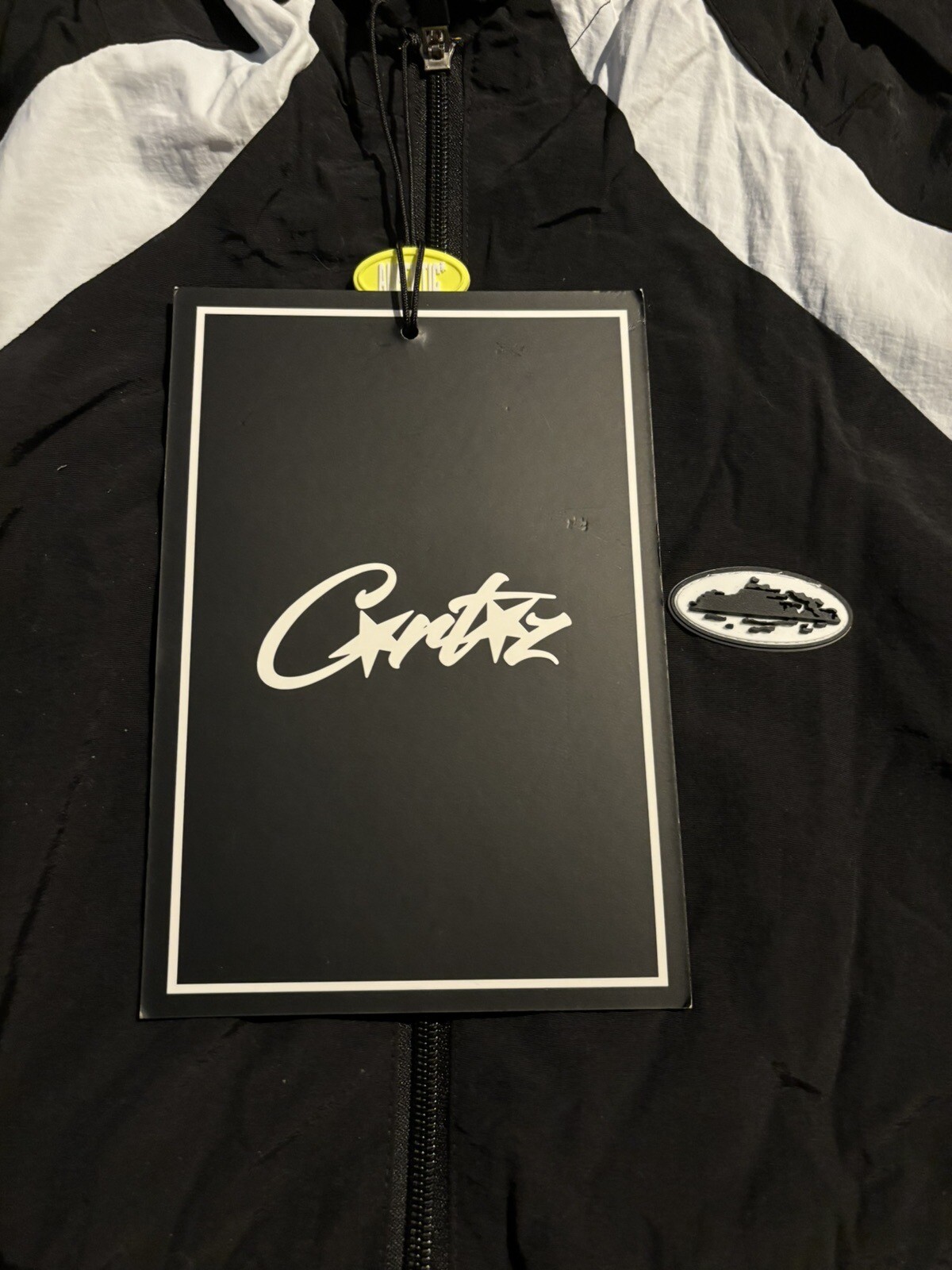 Corteiz Crtz RTW Black and white Spring jacket size India | Ubuy