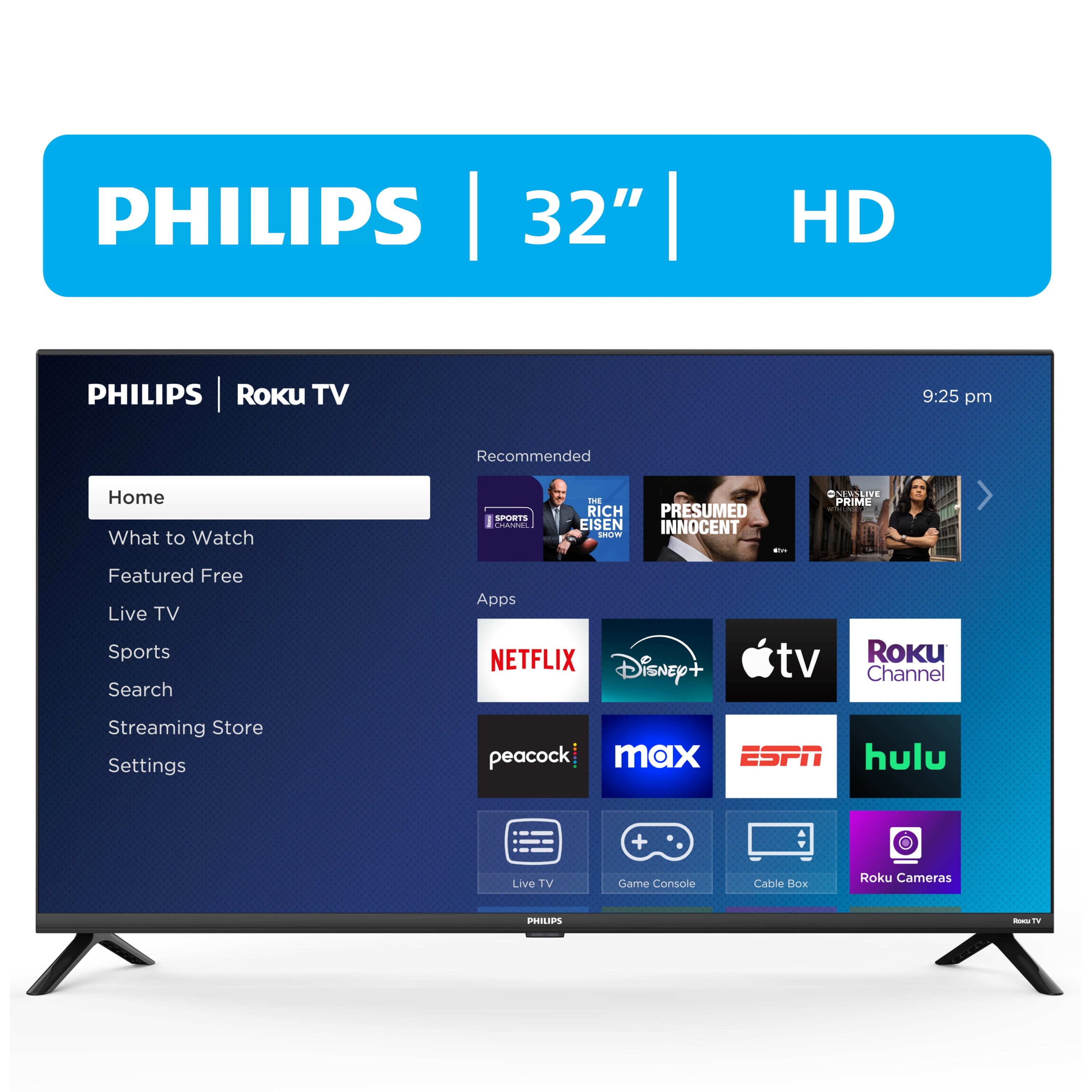 Philips 32 Class HD (720P) Smart Roku Borderless LED India | Ubuy