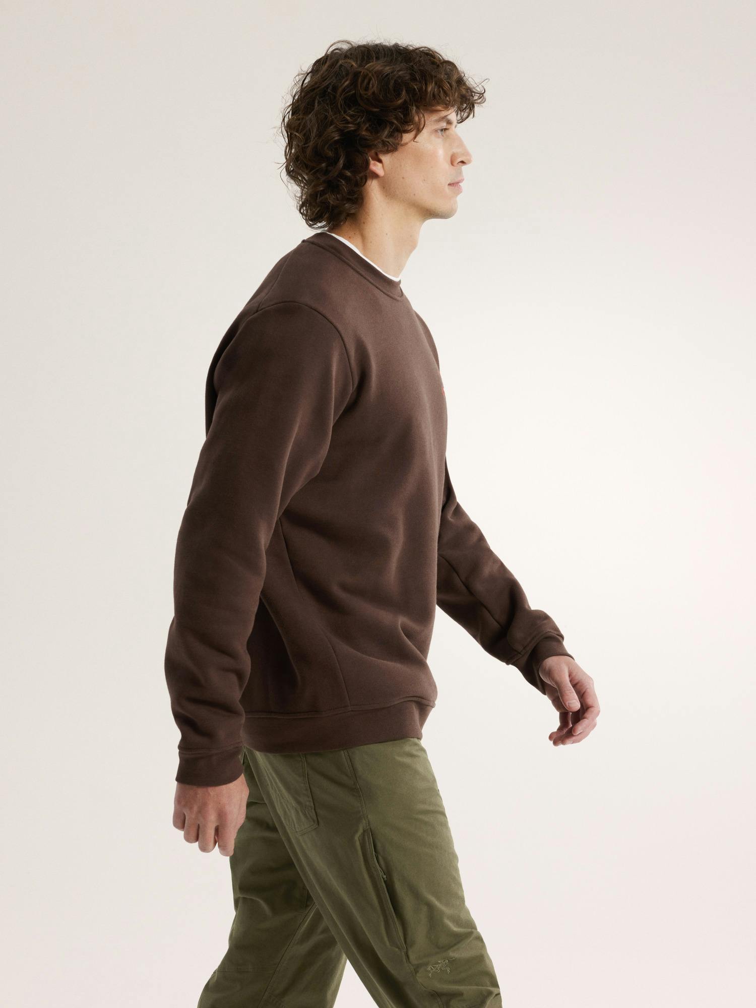 Emblem Fleece Crew Neck Pullover Men's | Arc'teryx United States