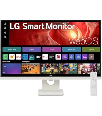 LG 27SR50F-W MyView Smart Monitor 27-Inch FHD (1920x1080) IPS