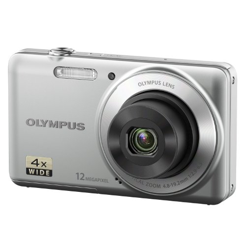 OLYMPUS Digital Camera VG-110 SLV 12.0MP wide angle 27mm 4x