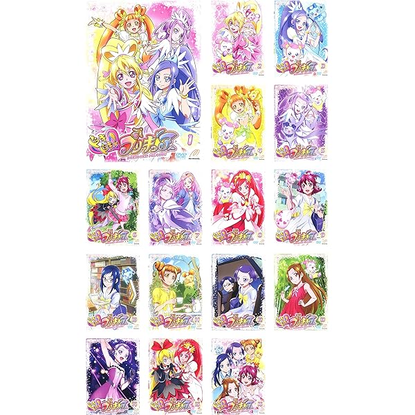 Amazon.co.jp: HUGっと! プリキュア [レンタル落ち] 全16巻セット
