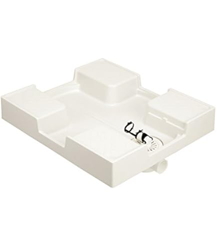 Amazon.co.jp: ドラム式洗濯機対応の洗濯機防水パン カラー/スノー