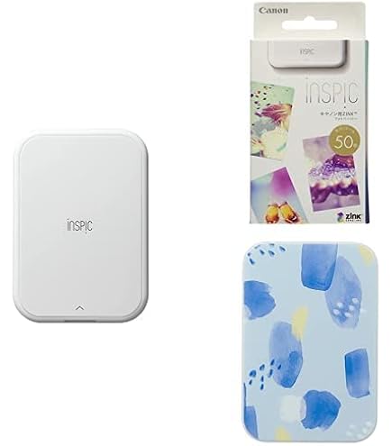 Amazon.co.jp: 【3点セット】Canon スマホ専用ミニフォトプリンター