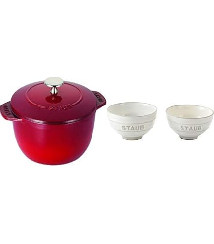 Amazon｜staub ストウブ 「 ラ ココット de GOHAN チェリー M 16cm