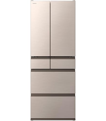 Amazon | パナソニック 冷蔵庫 幅60cm 450L サテンゴールド NR-E459PXL