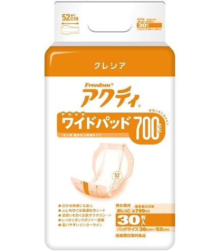 Amazon | 日本製紙クレシア アクティ ワイドパッド500 プラス 30