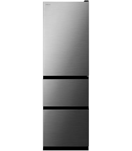 Amazon | 日立 冷蔵庫 幅60cm 375L ブリリアントブラック R-V38SVL K 3