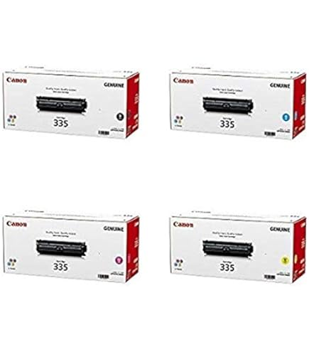 Amazon.co.jp: CANON トナーカートリッジ335e 4色セット 純正品