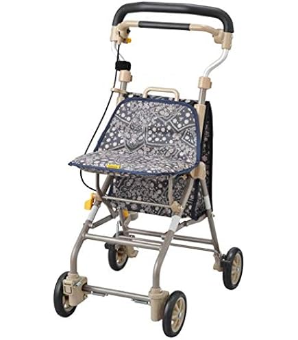 Amazon | ウィズワン キュートミニW (フラワー) シルバーカー