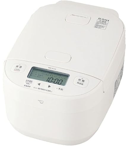 Amazon | 象印マホービン 炊飯器 5.5合 ホワイト NW-YB10-WA | 象印