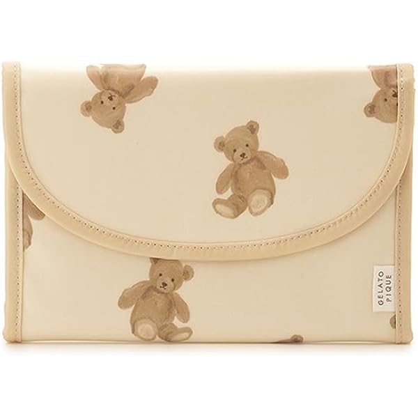 Amazon.co.jp: PIQUEベア柄母子手帳ケースM : ベビー＆マタニティ