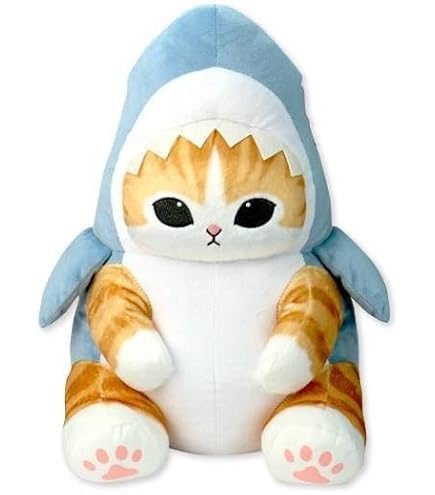 Amazon.co.jp: サメにゃん 超BIGぬいぐるみ mofusand ぢゅの 約42cm