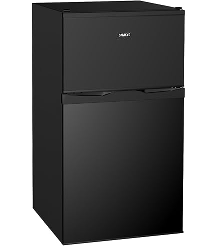 Amazon | COMFEE' 冷蔵庫 90L 幅47.8cm 2ドア 右開き コンパクト 耐熱