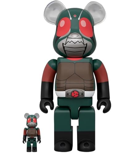 Amazon.co.jp: BE@RBRICK 仮面ライダーカブト 100％ & 400％ : おもちゃ