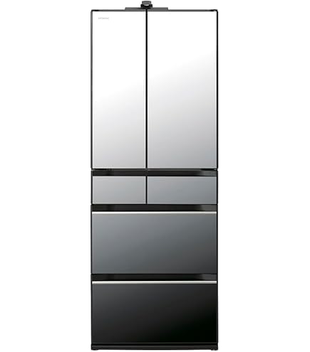 Amazon.co.jp: 日立 冷蔵庫 幅65cm 475L シャンパン R-H48R N 6ドア