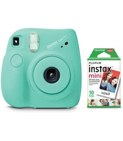 Amazon | 富士フィルム Instax Mini 7+ ライトブルー バンドル +