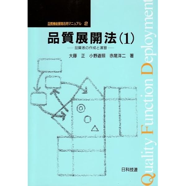 品質機能展開活用マニュアル (1) | 赤尾 洋二 |本 | 通販 | Amazon