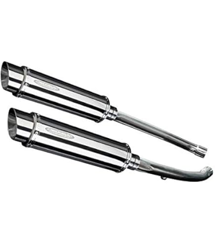 Amazon | DELKEVIC スリップオンステンレストライオーバルマフラー