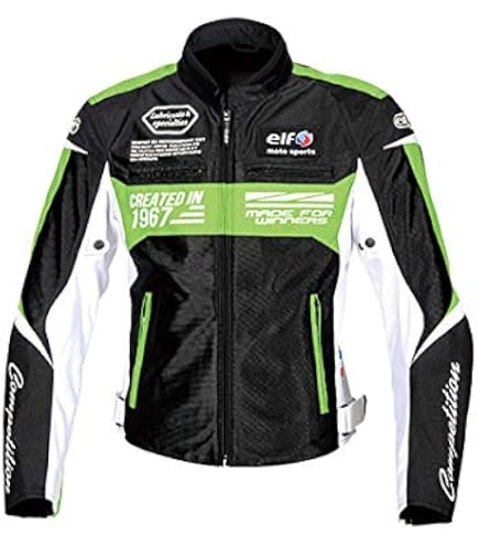 Amazon | [エルフ] EL-2246 ナイロンブルゾン ブルー Lサイズ