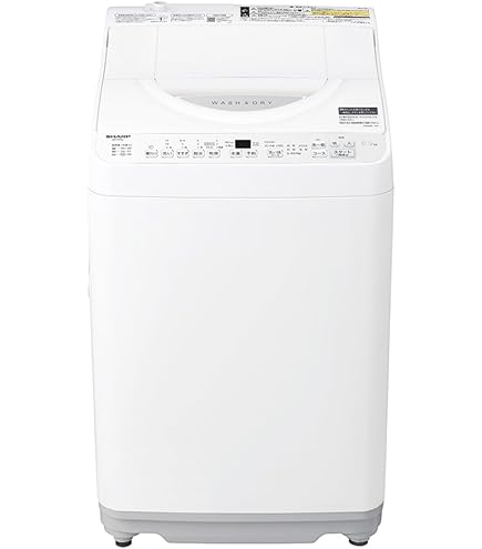 Amazon | シャープ タテ型 洗濯乾燥機 洗濯 6.5kg 乾燥 3.5kg 幅52.0cm