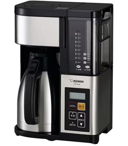 Amazon | 象印 コーヒーメーカー 全自動 540ml/4杯用 珈琲通 ブラック