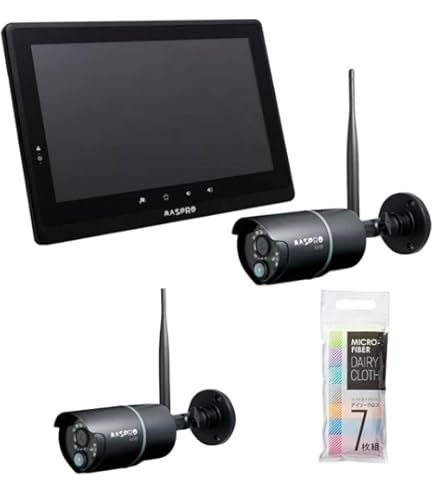 Amazon.co.jp: マスプロ電工 防犯カメラ モニター＆ワイヤレスHDカメラ