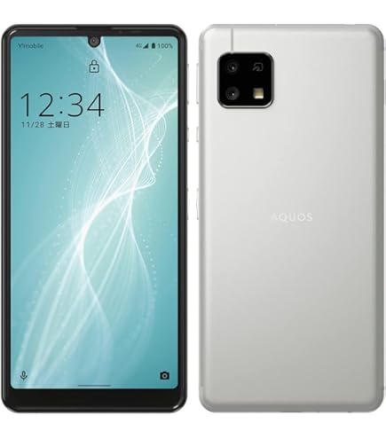 Amazon | AQUOS sense SH-01K ブラック 白ロム Velvet Black 黒色