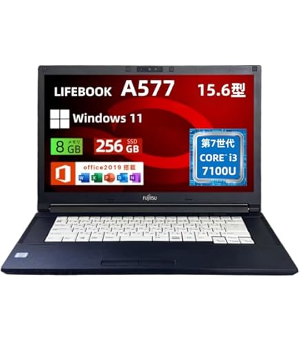 Amazon.co.jp: 富士通 ノートパソコン LifeBook A577 15.6型 FHD
