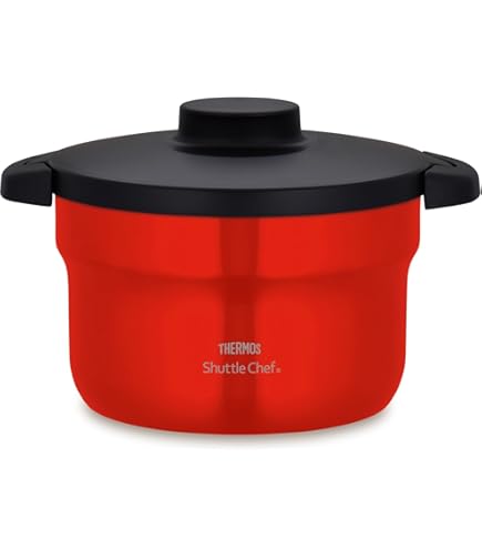 Amazon.co.jp: THERMOS 真空保温調理鍋 ダークチェリー KPO-1200
