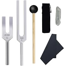 Amazon | PLEAVIT 音叉 クリスタルチューナー 528hz 4096hz セット