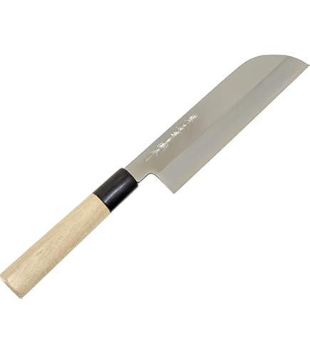 Amazon｜青木刃物製作所 青木刃物 堺孝行 シェフ和庖丁 鎌型薄刃 18