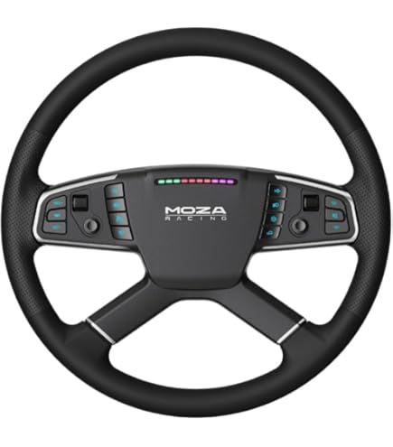 Amazon | SIMPUSH レーシングゲームステアリングホイール 改造ハンドル