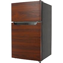 Amazon | TOHOTAIYO 2ドア冷蔵庫 87L 直冷式 (ウッド) | TOHOTAIYO