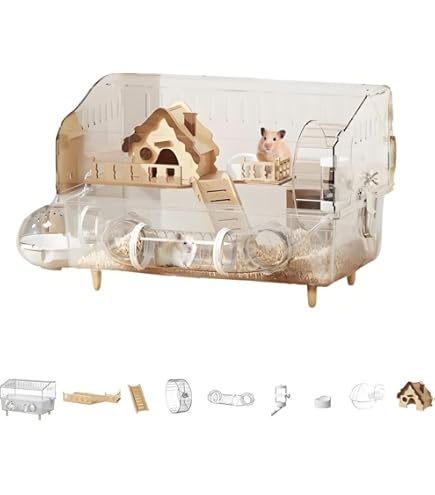 Amazon | ジェックス アクリルルーム510Low 小動物用ケージ | GEX