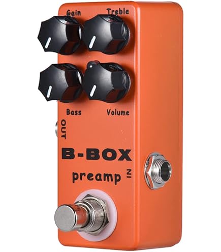 Amazon | ZEYUAN B-Box エレキギター プリアンプ オーバードライブ
