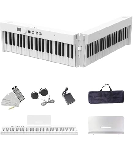 Amazon | Longeye 電子ピアノ 88鍵盤 【折り畳み式 】 生ピアノと同じ